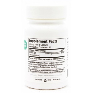 Vegan D3 5000 - 60 softgels