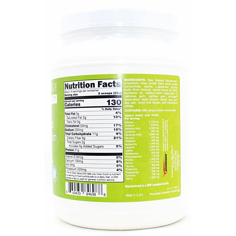 Grass Fed Whey Protein Vanilla - 18.77oz