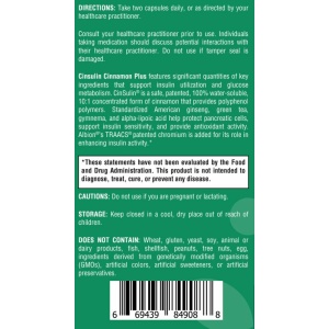 CInsulin Cinnamon Plus - 120 capsules