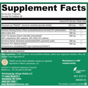 CInsulin Cinnamon Plus - 120 capsules