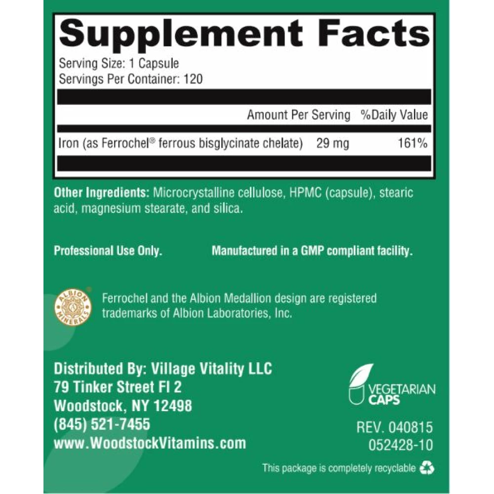 Easy Iron 29 mg - 120 Capsules
