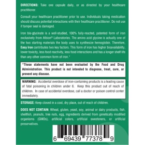 Easy Iron 29 mg - 120 Capsules
