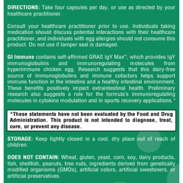 GI Immune - 120 Capsules
