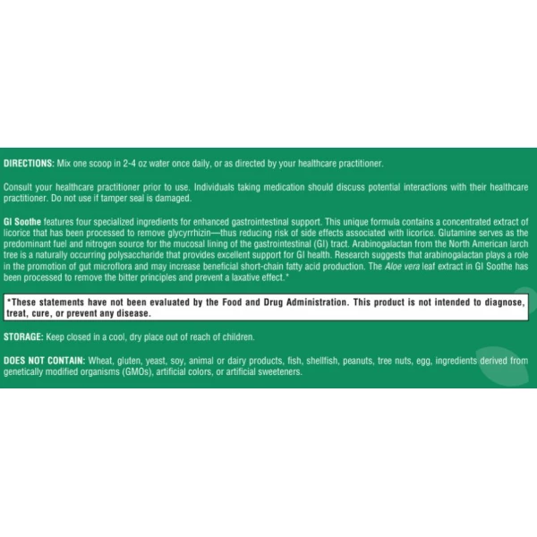 GI Soothe - 6.1 oz Powder