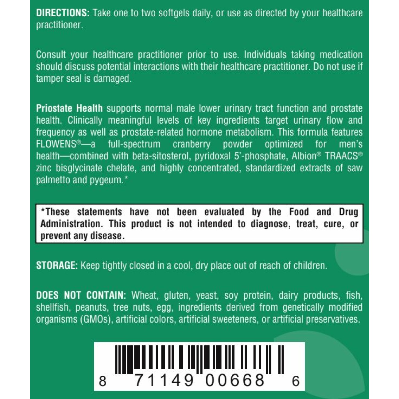 Prostate Health - 60 Softgels