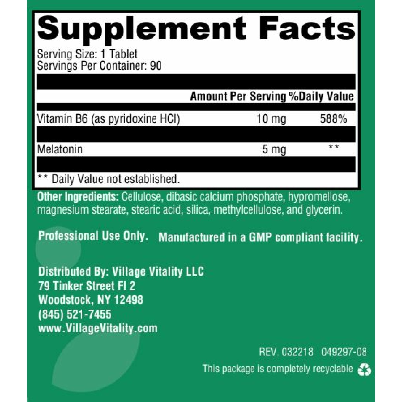 Sleep-Ease CR Melatonin - 90 Tablets