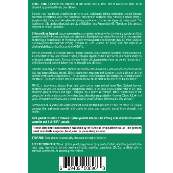 Ultimate Bone Support - 60 Packets