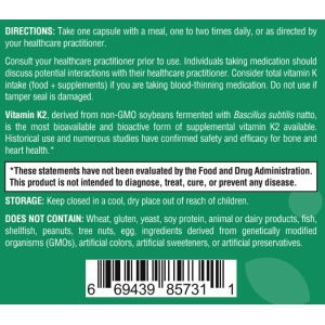 Vitamin K2 - 60 Capsules