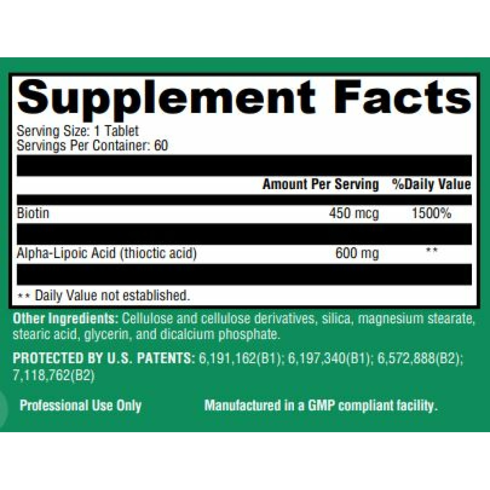 ALA 600 CR - 60 Tablets