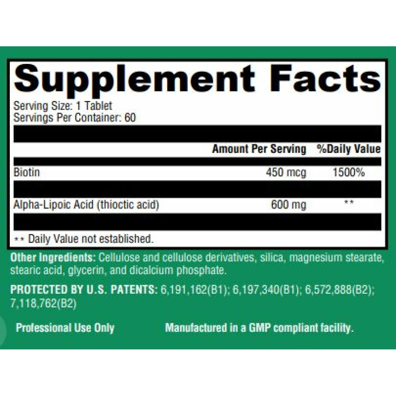 ALA 600 CR - 60 Tablets