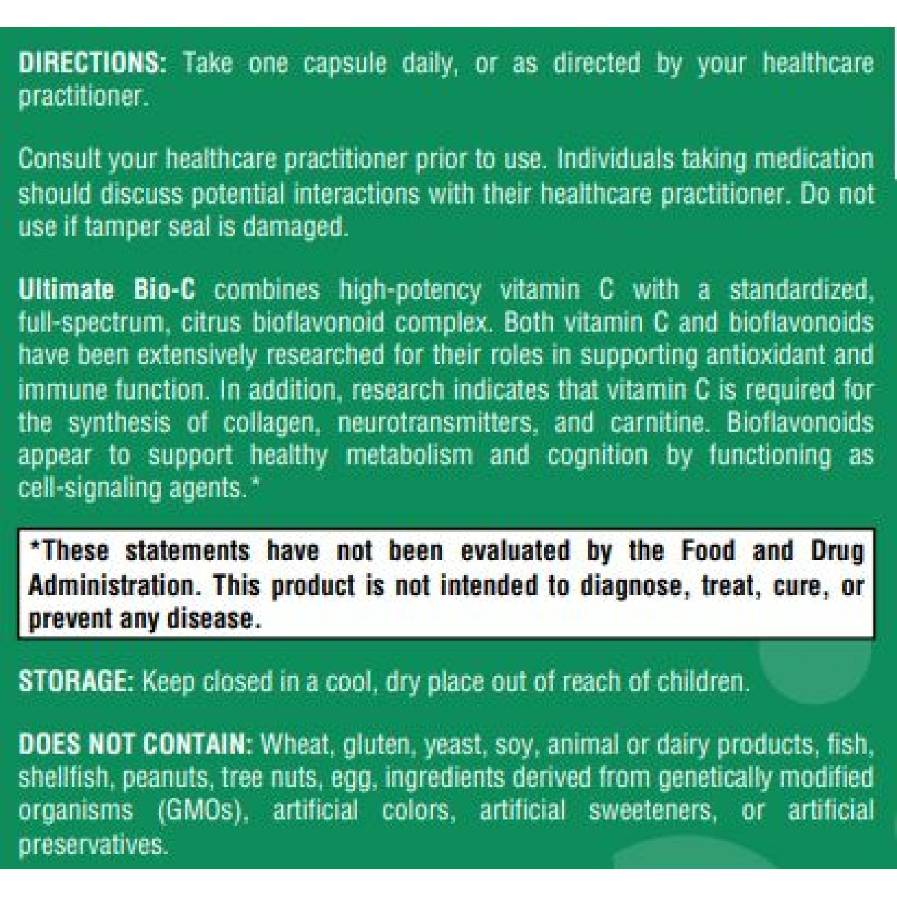 Ultimate Bio-C - 90 capsules