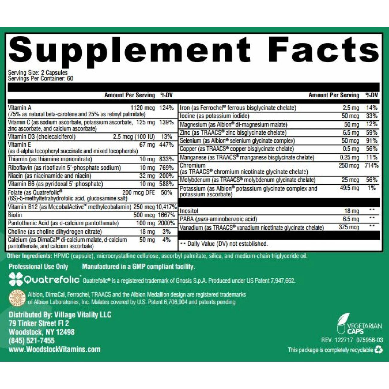 Coenzyme Multi - 120 Capsules
