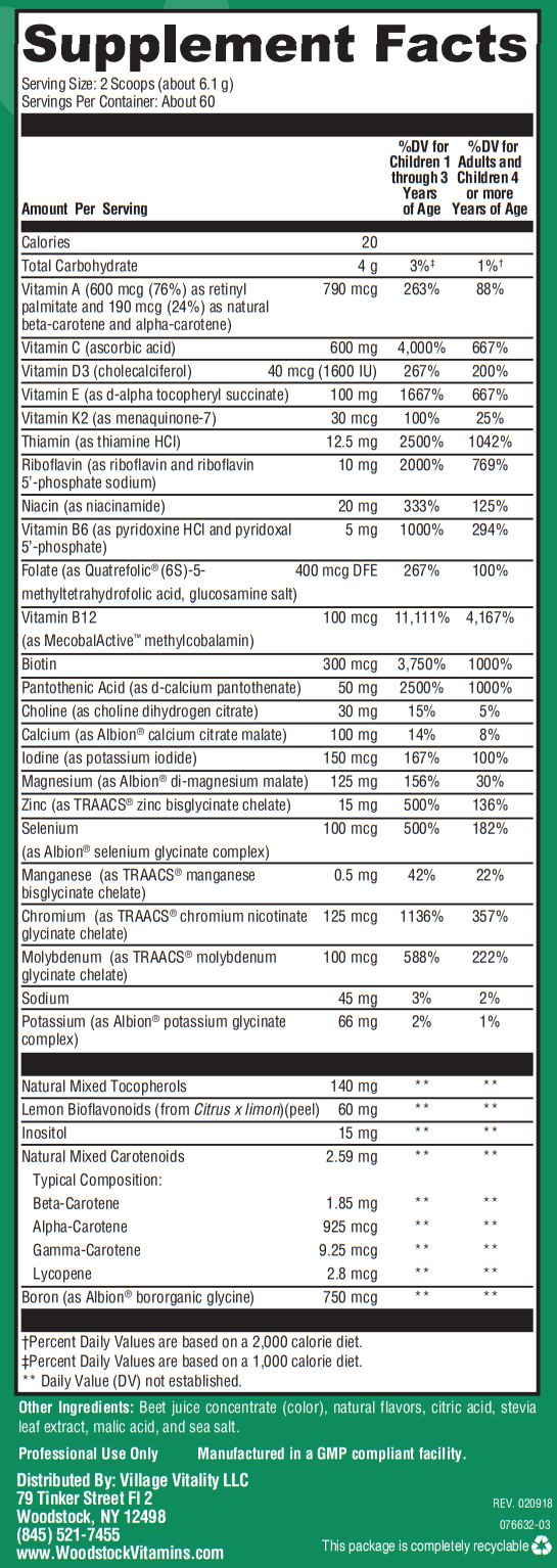 Coenzyme Multipowder - 12.9 oz