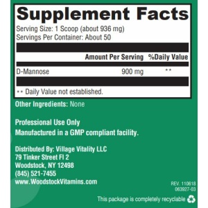 D-Mannose - 1.66 oz Powder