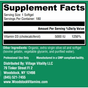 D3-5000 - 180 Softgels