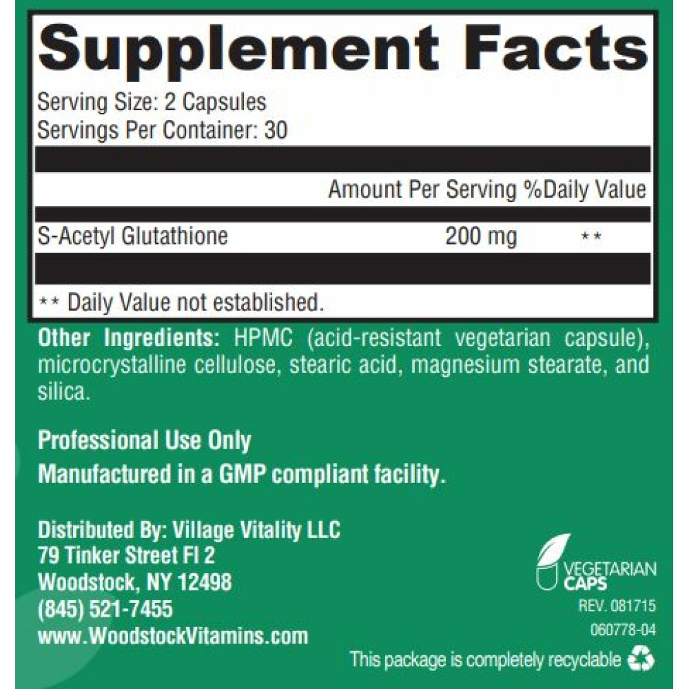 Glutathione Absorb - 60 Capsules