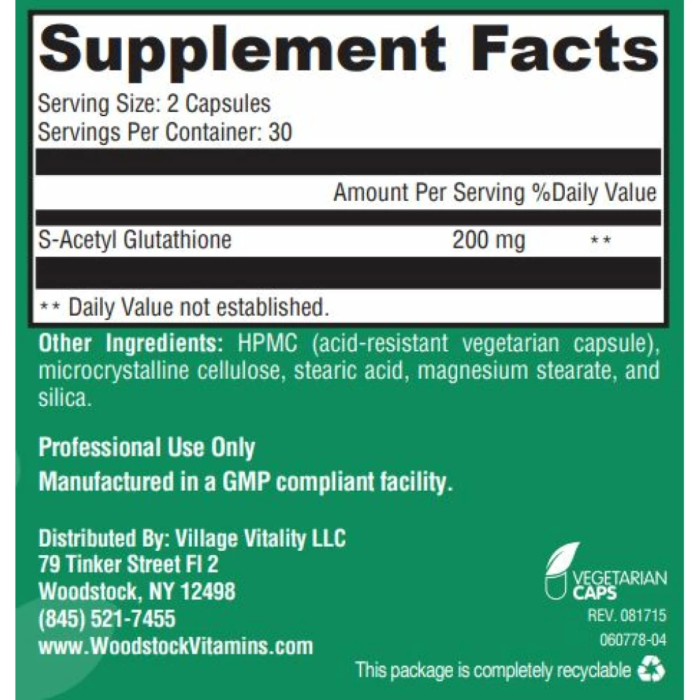 Glutathione Absorb - 60 Capsules