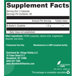 NAC 600 - 60 capsules