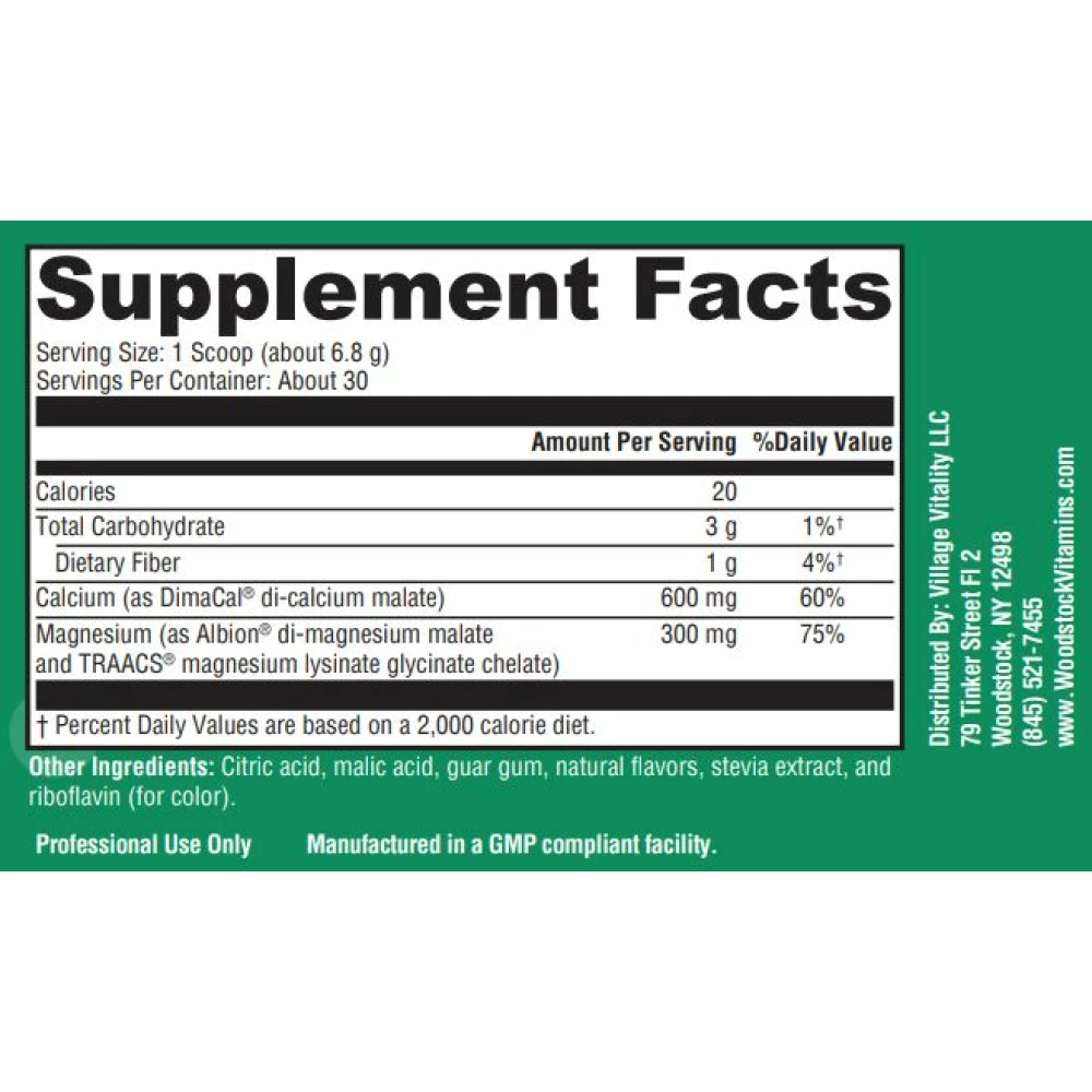 Vegan Calcium-Magnesium Powder - 7.20 oz