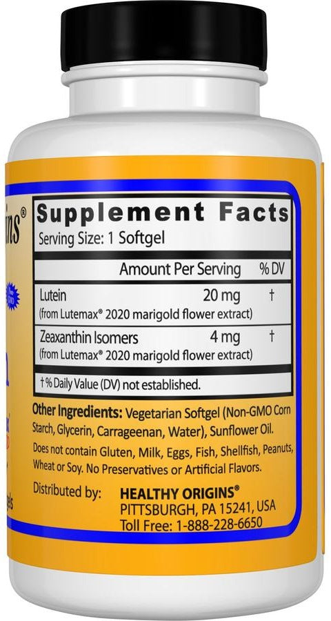 Lutein 20mg - 180 Softgels