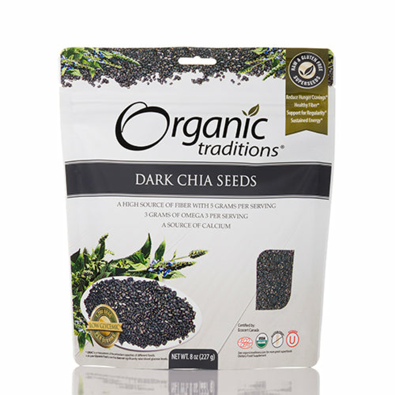 Dark Chia Seeds Pouch