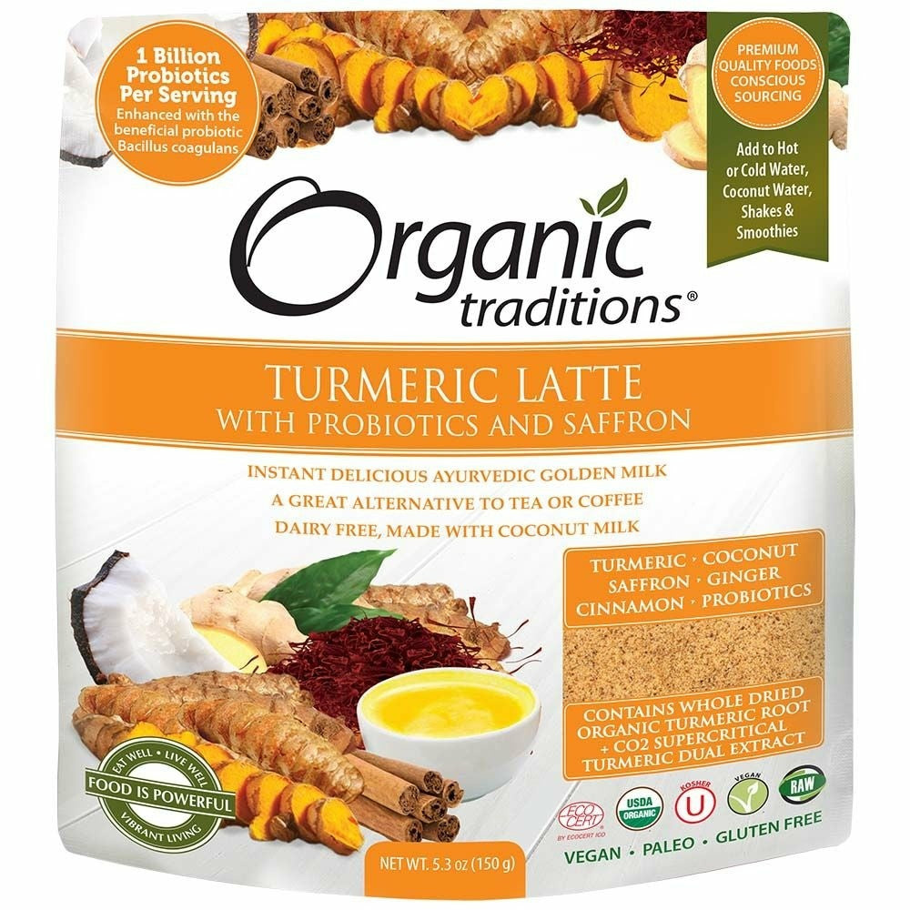 Turmeric Latte w/ Saffron and Probiotics - 5.3 oz
