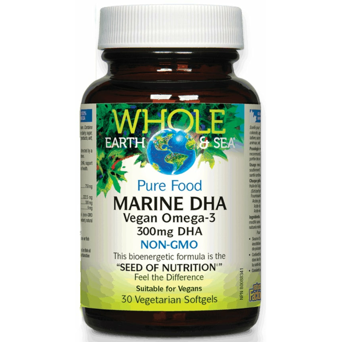 Marine DHA Vegan Omega-3 300mg - 30 Softgels