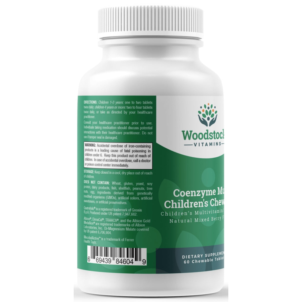 Coenzyme Multi Childrens Chewable - 60 Chewable Tablets