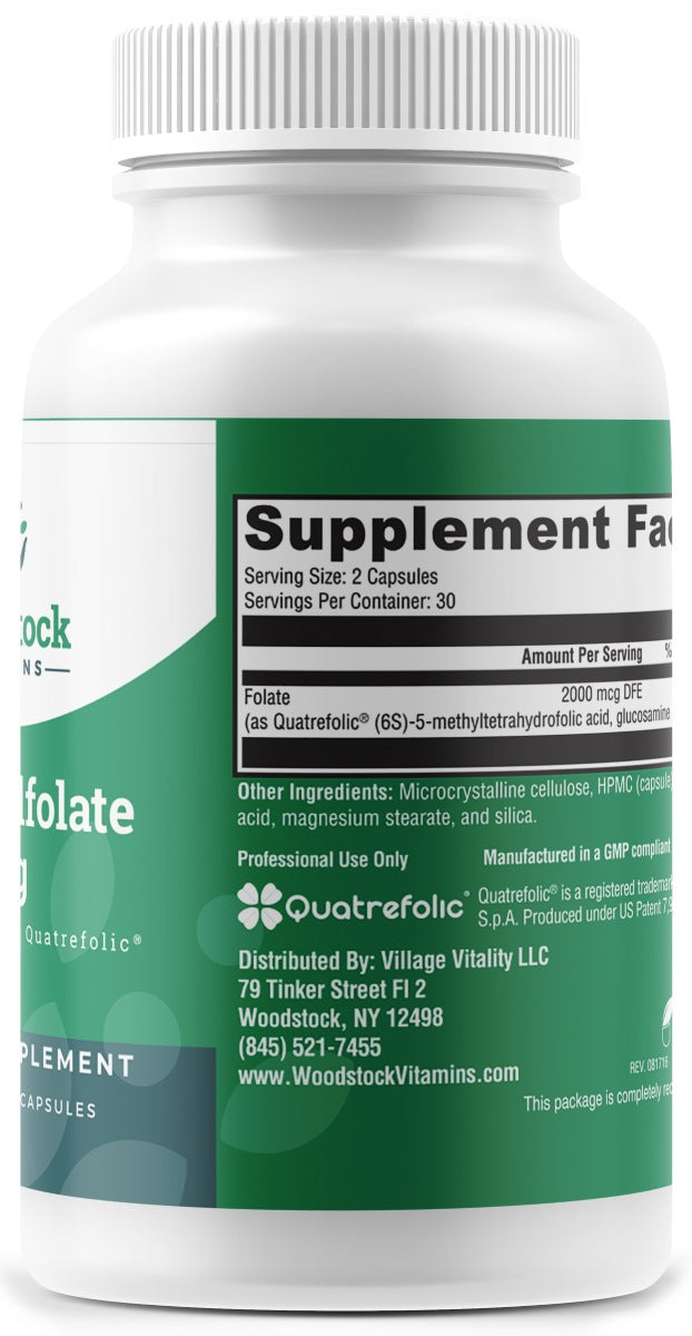 L-Methylfolate 1mg - 60 Capsules