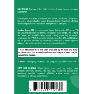 Alaskan Omega 900 - 90 Softgels