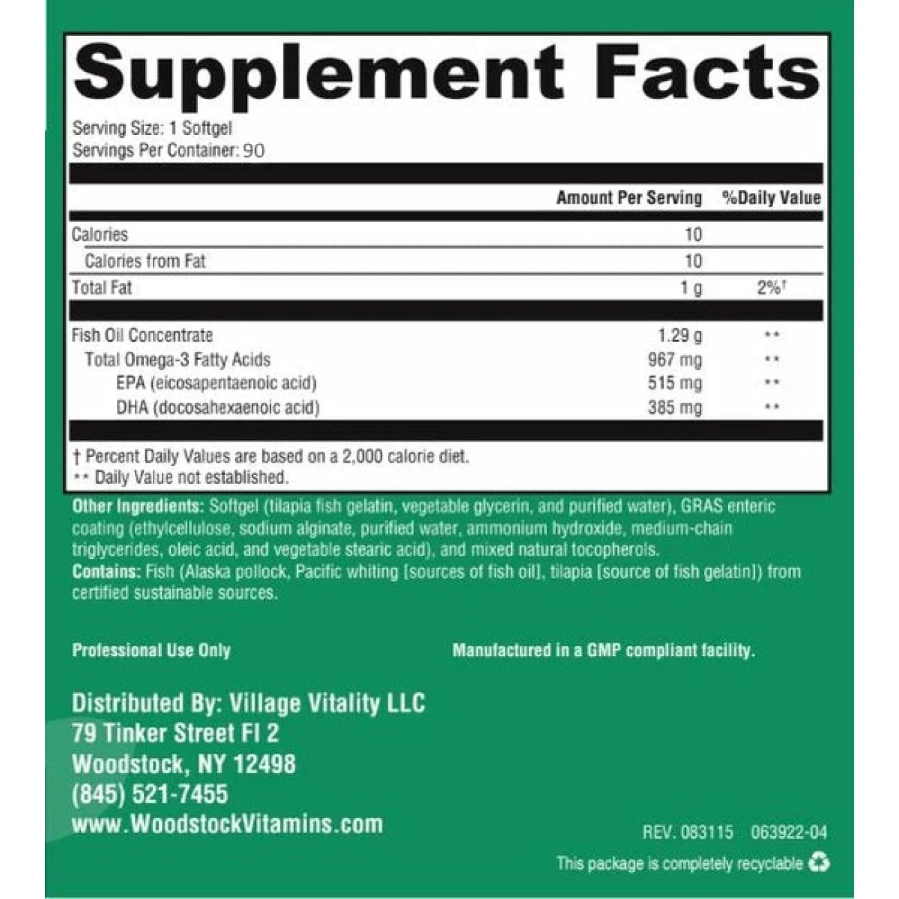 Alaskan Omega 900 - 90 Softgels