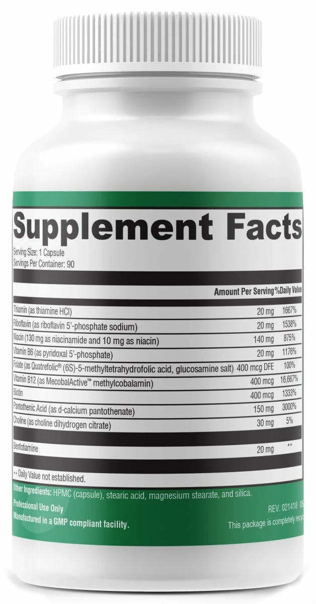 Coenzyme B-Complex - 90 Capsules