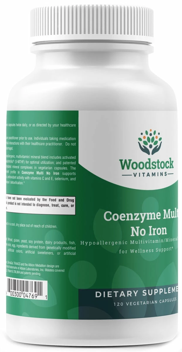 Coenzyme Multi No Iron - 120 Capsules