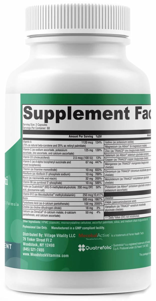 Coenzyme Multi No Iron - 120 Capsules