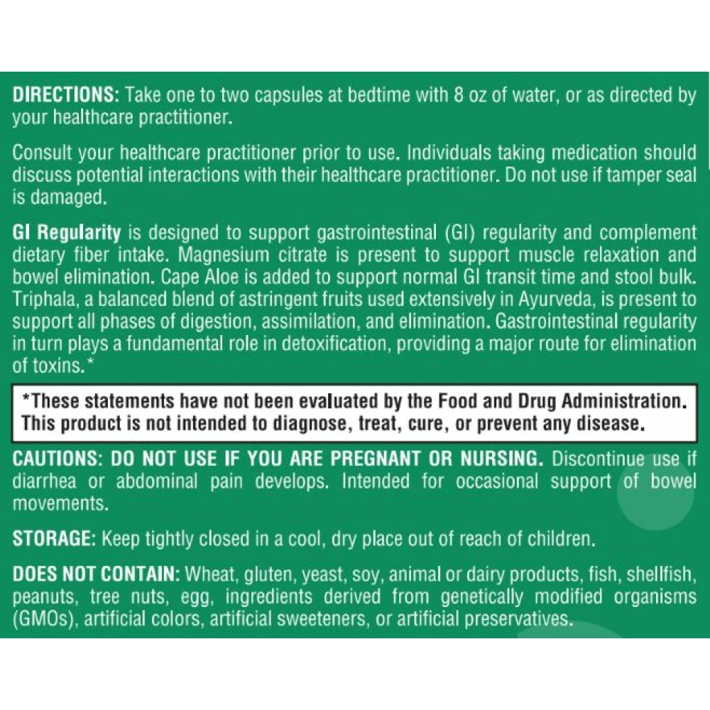 GI Regularity - 60 Capsules