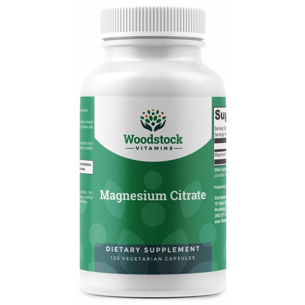 Magnesium Citrate - 120 Capsules