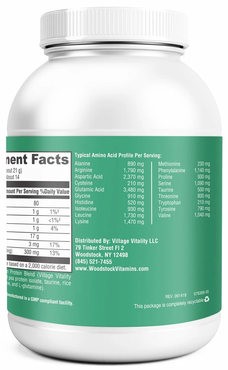 Complete Plant Protein - 10.37 oz Powder