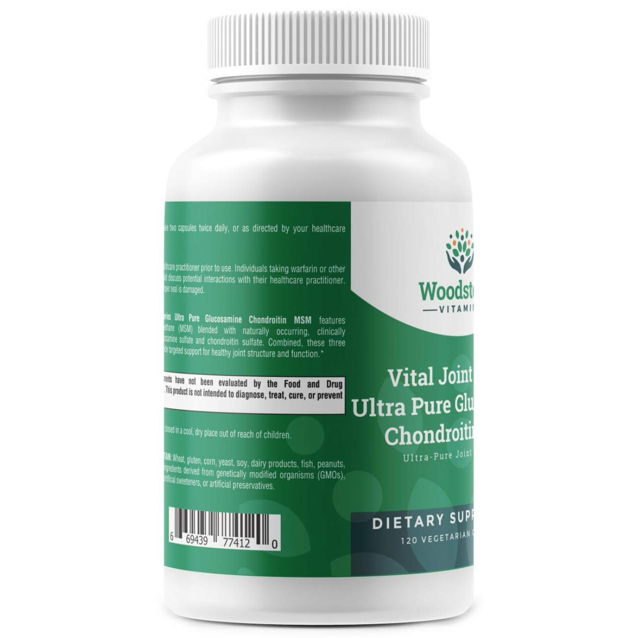 Vital Joint Series Ultra Pure Glucosamine Chondroitin MSM - 120 Capsules