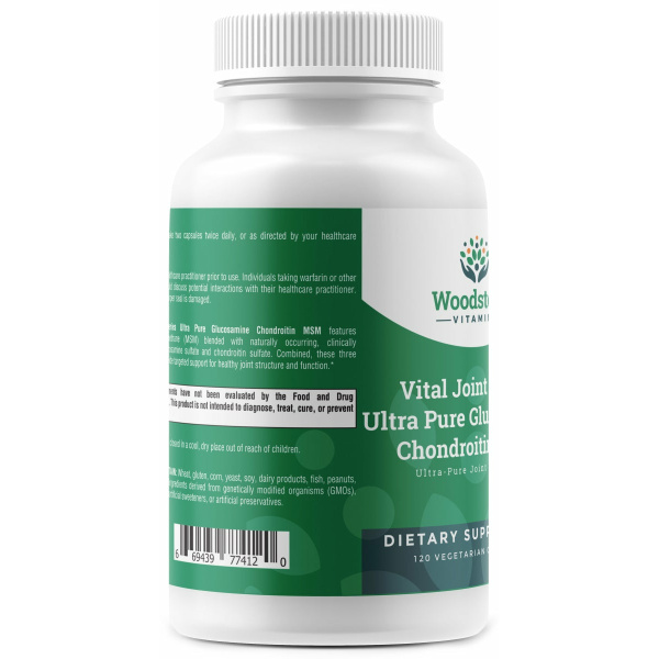 Vital Joint Series Ultra Pure Glucosamine Chondroitin MSM - 120 Capsules