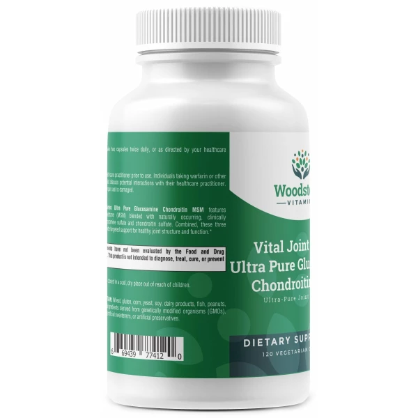 Vital Joint Series Ultra Pure Glucosamine Chondroitin MSM - 120 Capsules