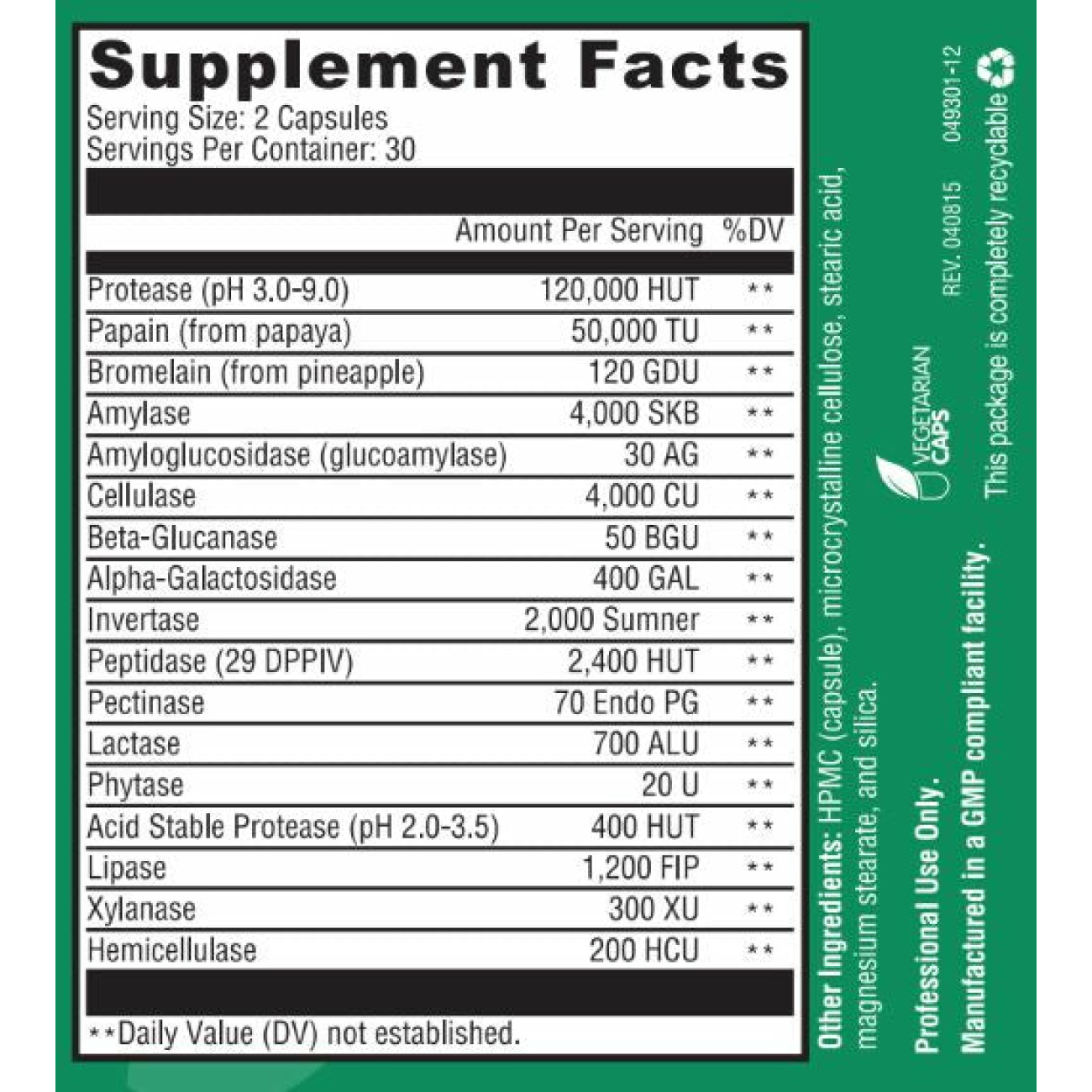 Superzyme - 60 Capsules