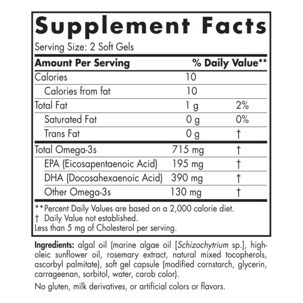 Algae Omega - 60 Softgels