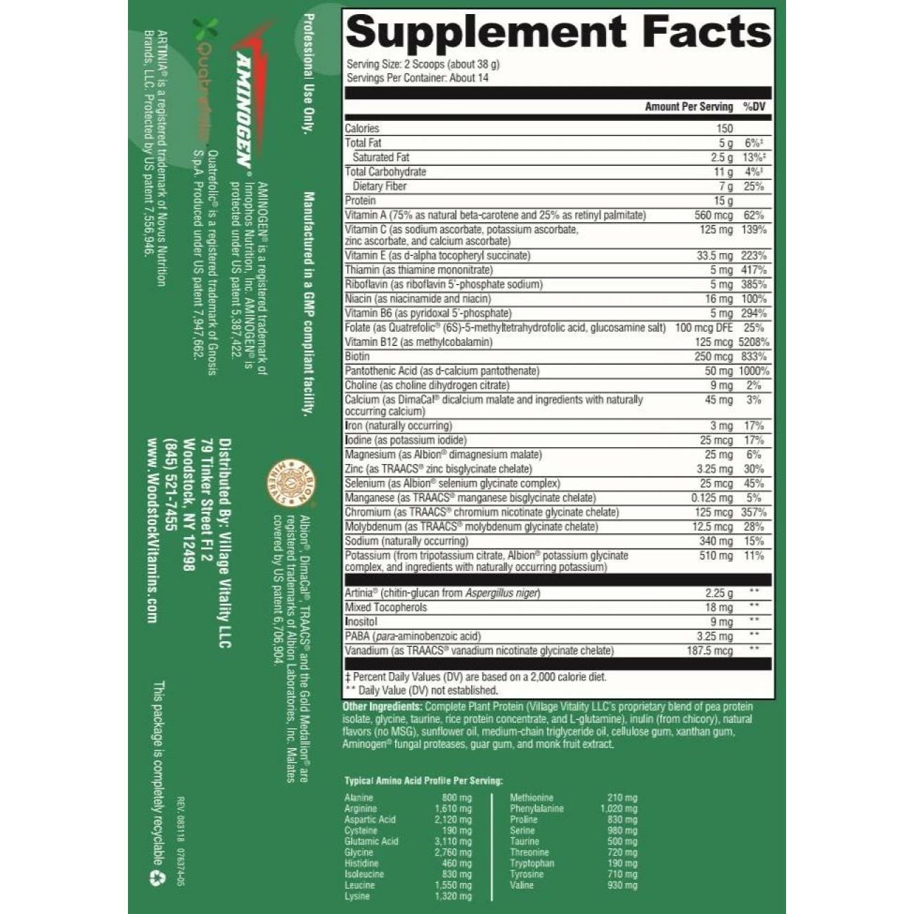 Complete Nutritional Shake - French Vanilla - 18.77 oz Powder