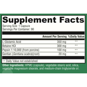 Betaine and Pepsin Plus - 90 Capsules