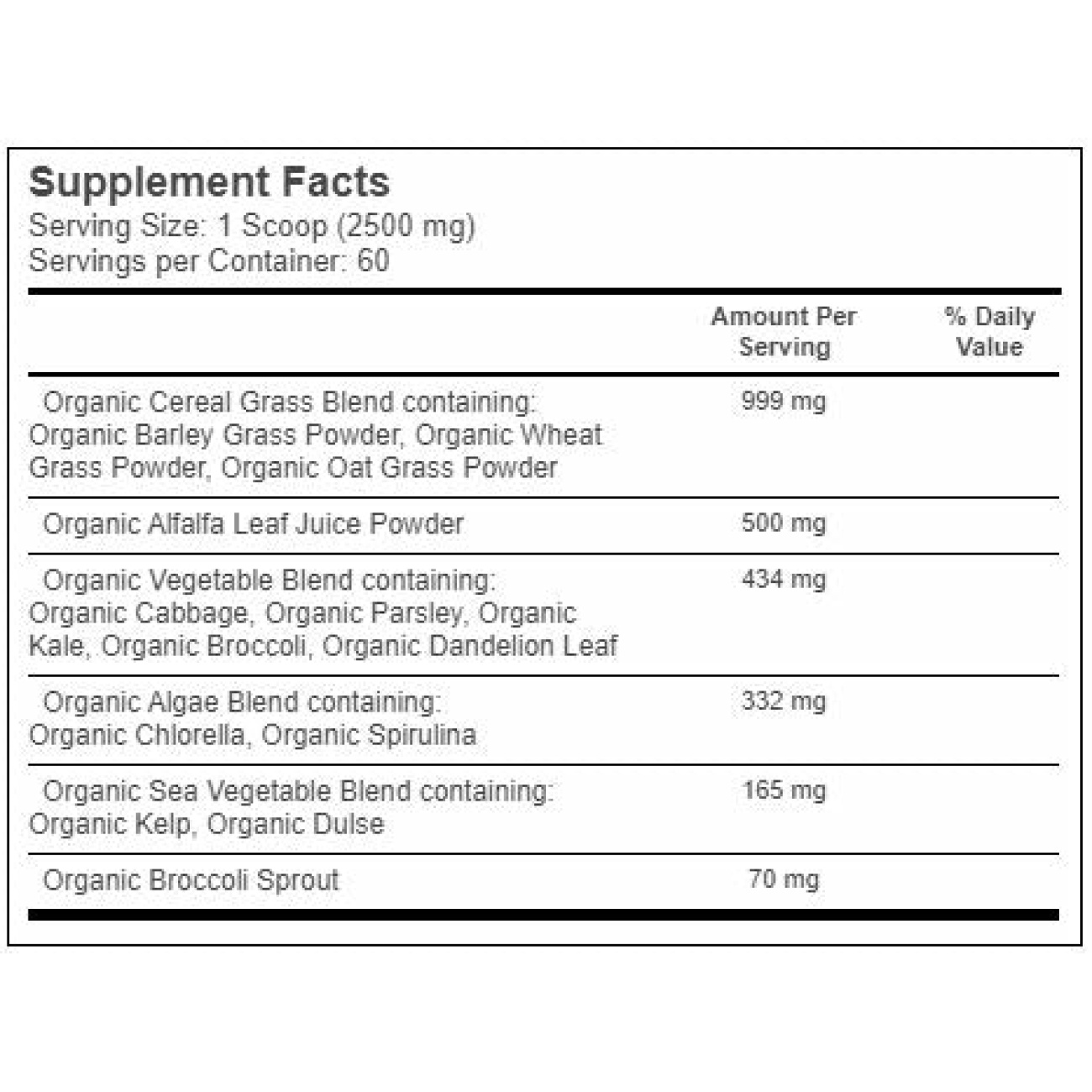 Best Of Greens - Unflavored - 150 g Powder