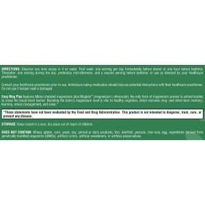 Easy Mag Plus Unflavored - 3.6 oz Powder