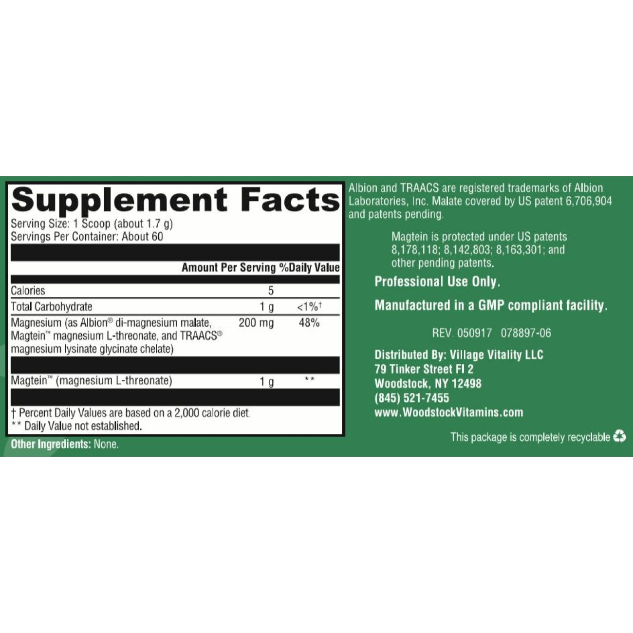 Easy Mag Plus Unflavored - 3.6 oz Powder