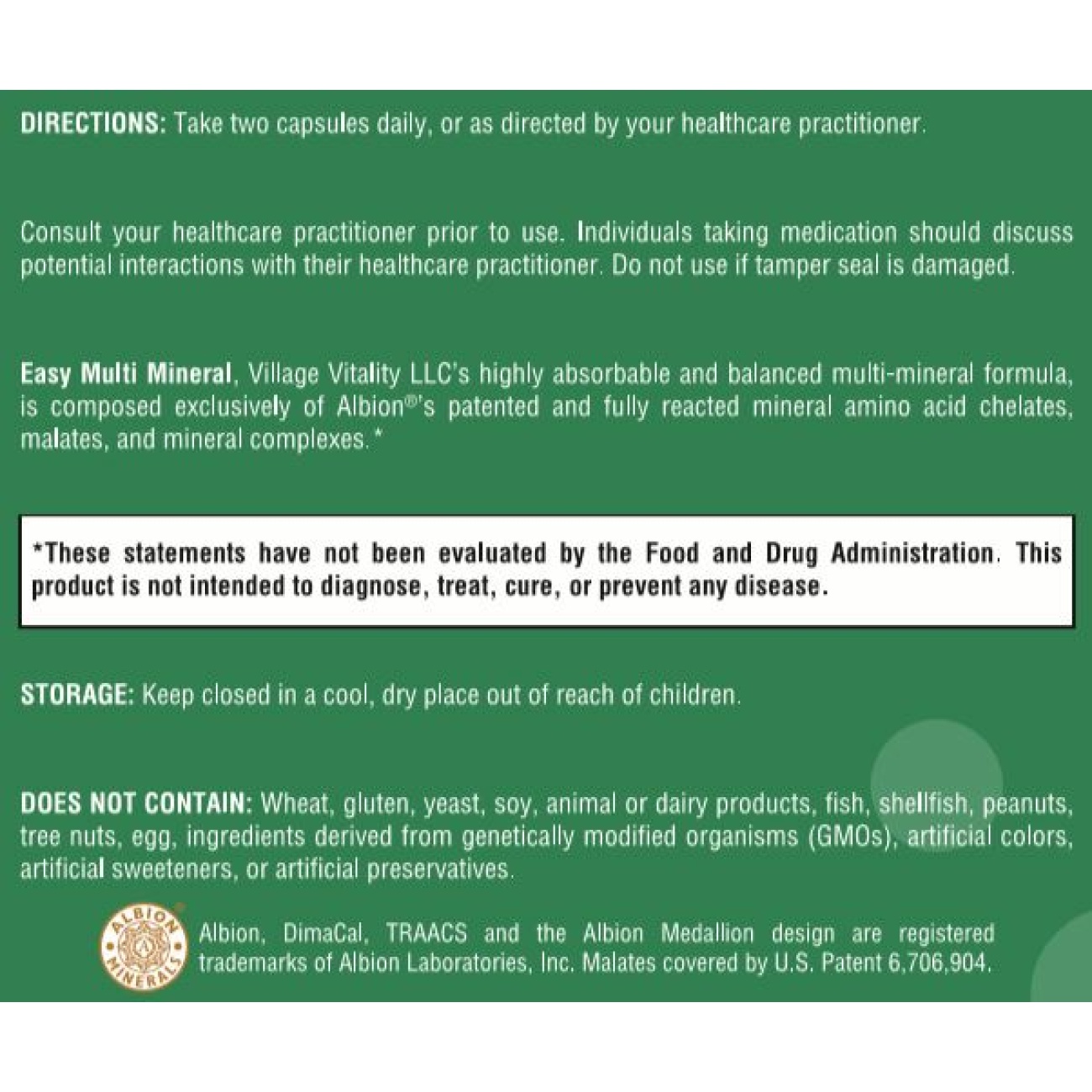 Easy Multi Mineral - 120 capsules