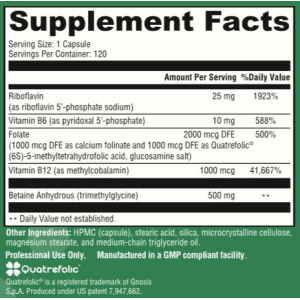Homocysteine Support - 120 Capsules
