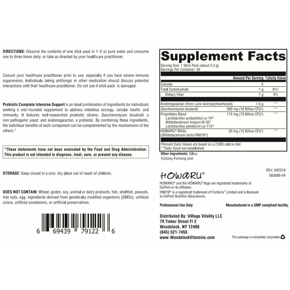 Probiotic Complete Intensive Support - 30 Packs